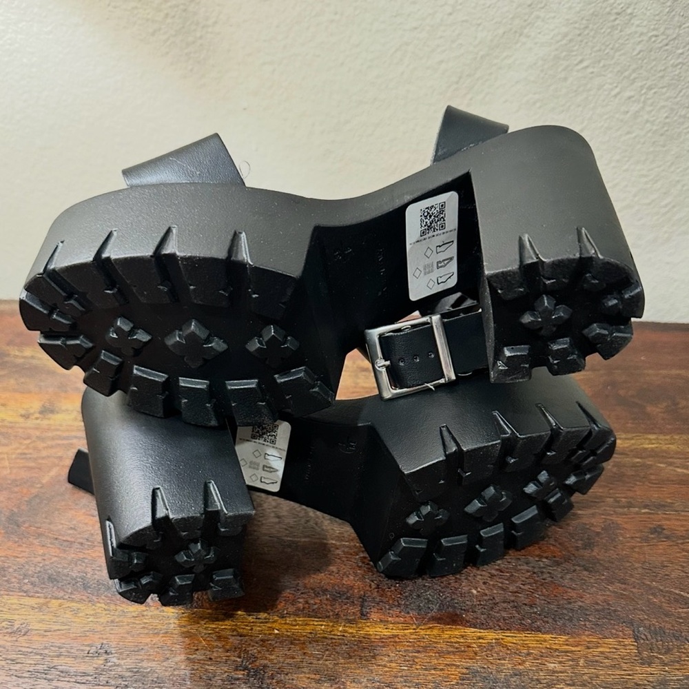 Women's Asos Black Platform Sandals size 8 - Picture 6 of 7